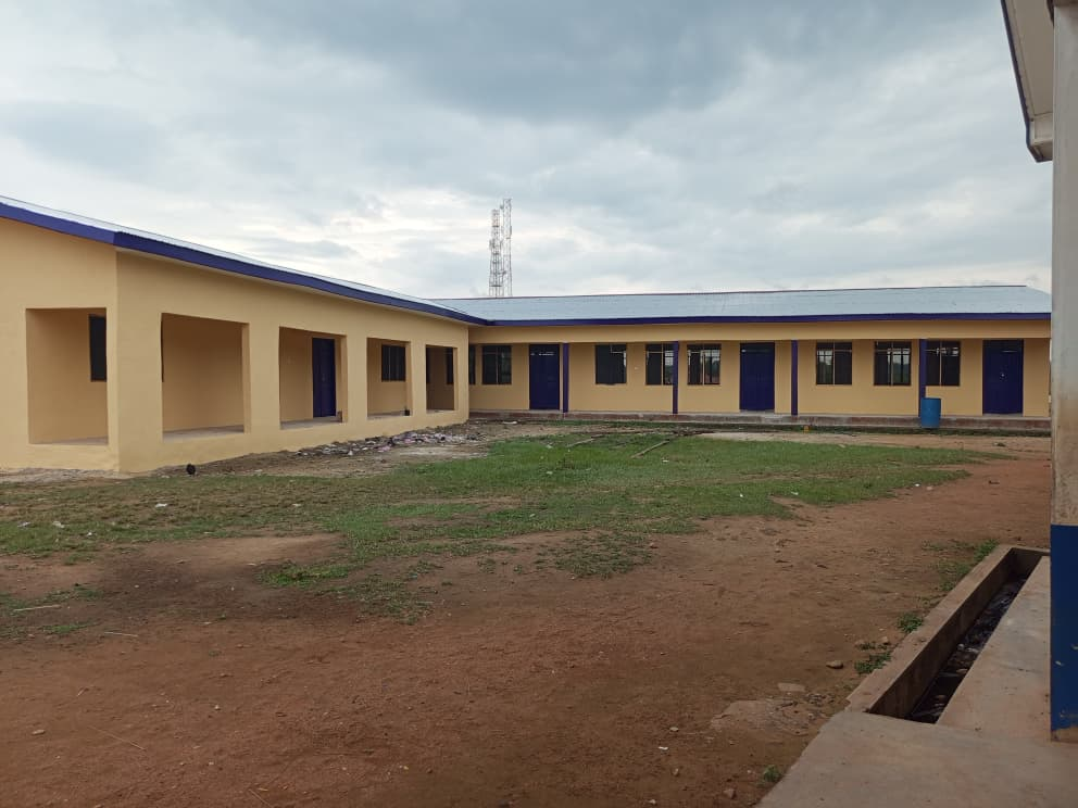 Newly built JHS school block in Kuntenase