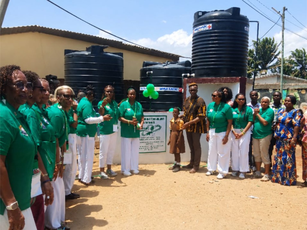 Mechanized borehole at Twedaase Primary School in Tema Community 1